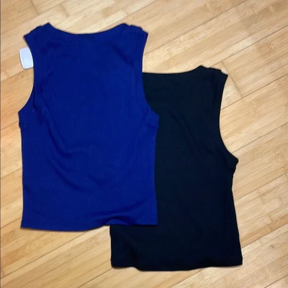 Forever 21 Blue and Black Tank Tops - Picture 6 of 6